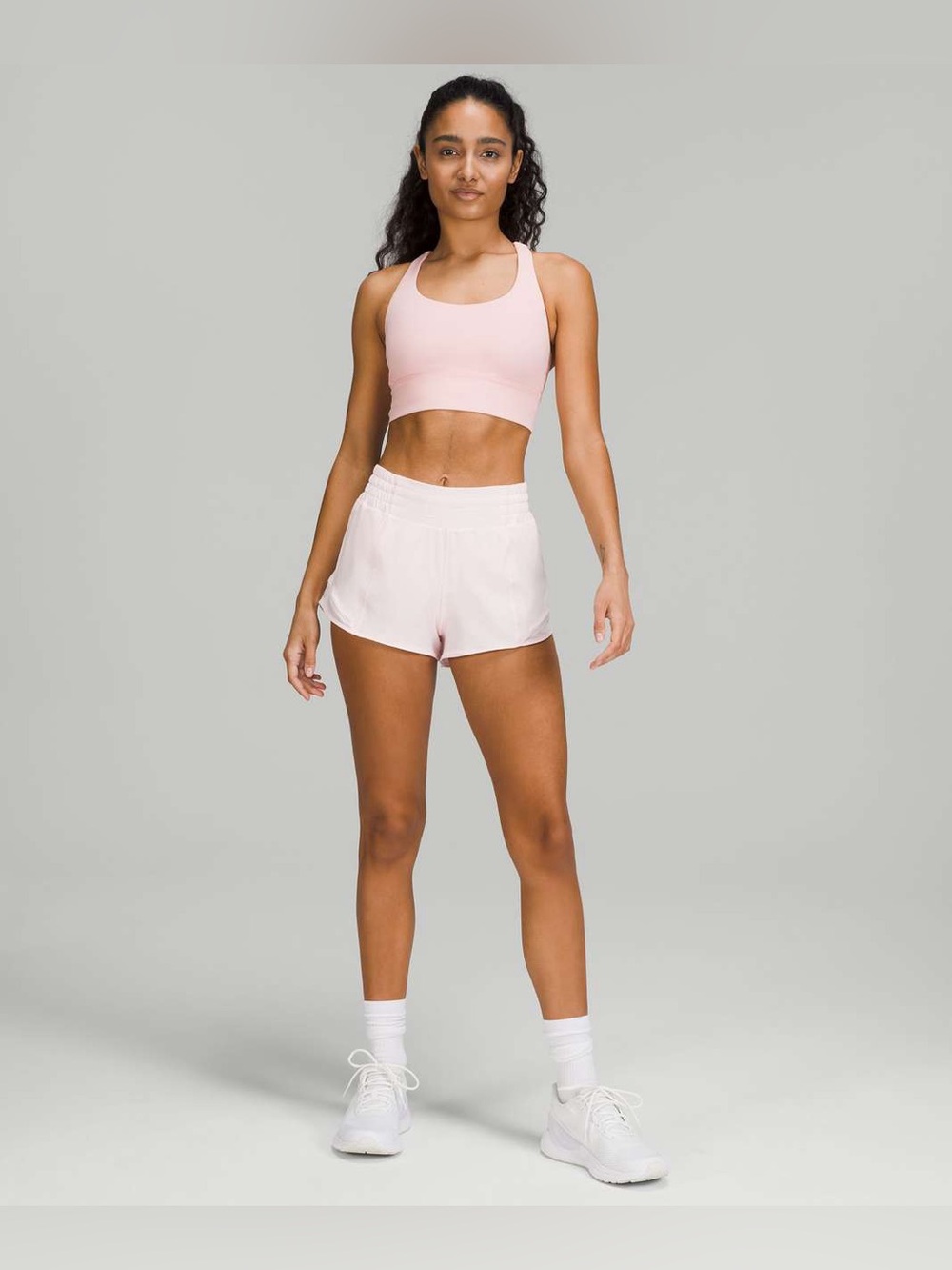 Lululemon Hotty Hot High Rise Short 2.5" Lined size 8 Strawberry Milkshake STMI